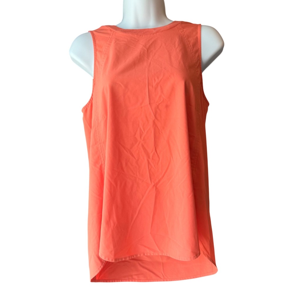 Athleta Sleeveless Athletic Tank Top XSmall Orange Activewear Workout Gear